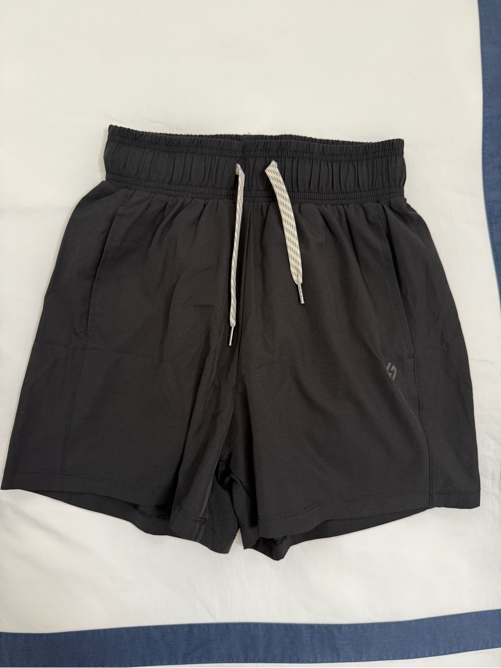 Hodosports Women's 4'' Quick Dry Swim Shorts with Boxer Liner, Size XS, Black